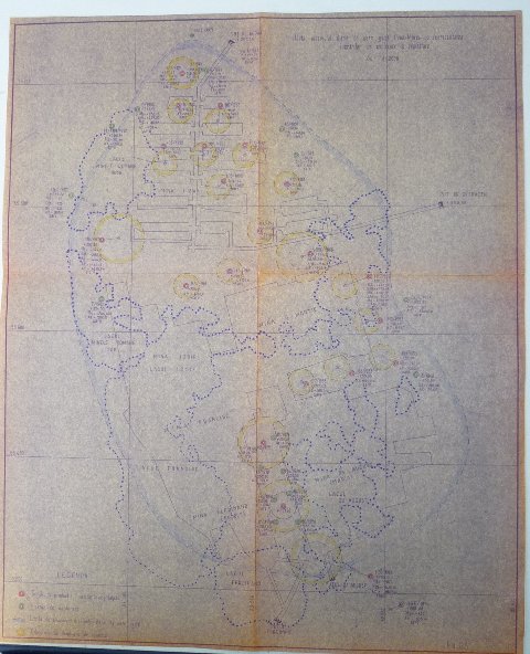 Harta galeriilor subterane Ocna Mures
